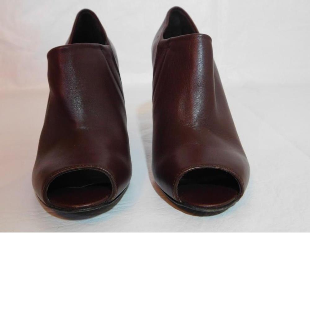 Stuart Weitzman Open Toe Leather Ankle Boot - image 2